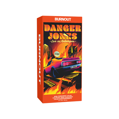 Danger Jones Semi-Permanent Color 118ml Burnout - Orange