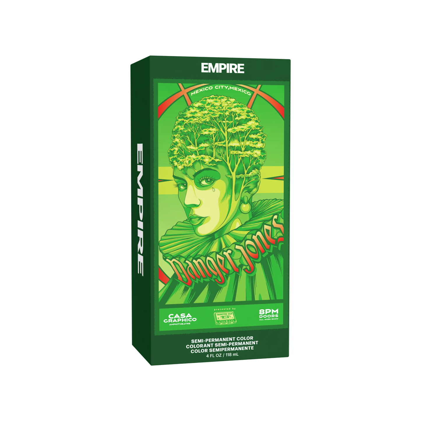 Danger Jones Semi-Permanent Colour 118ml Empire - Green