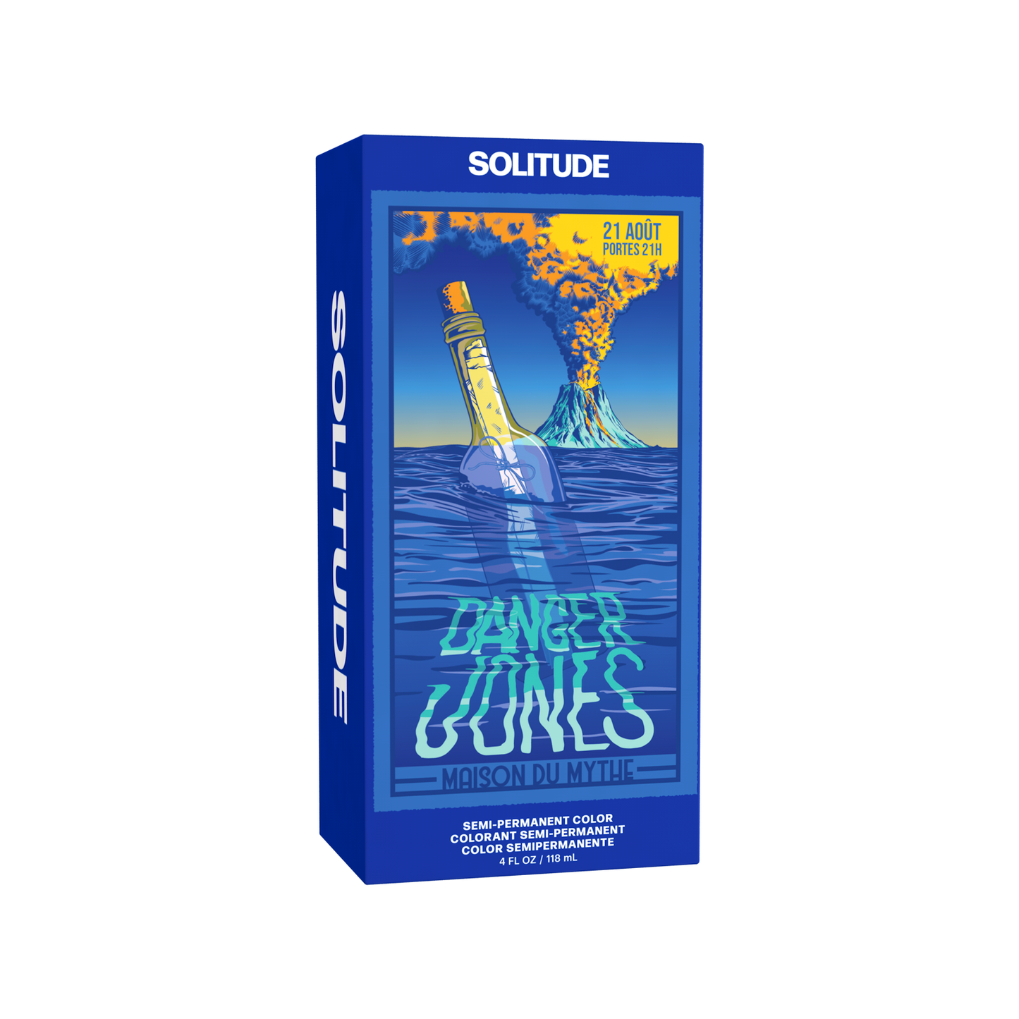 Danger jones Semi-Permanent Colour 118ml Solitude - Blue