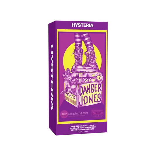 Danger Jones Semi-Permanent Colour 118ml Hysteria - Berry