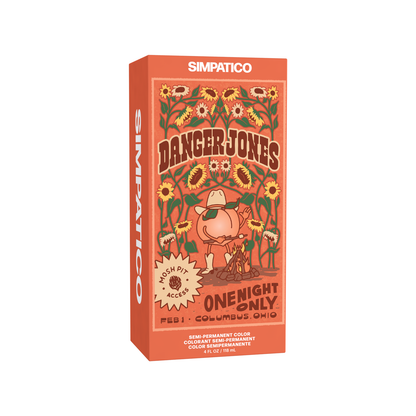 Danger Jones Semi-Permanent Colour 118ml Simpatico - Light Peach