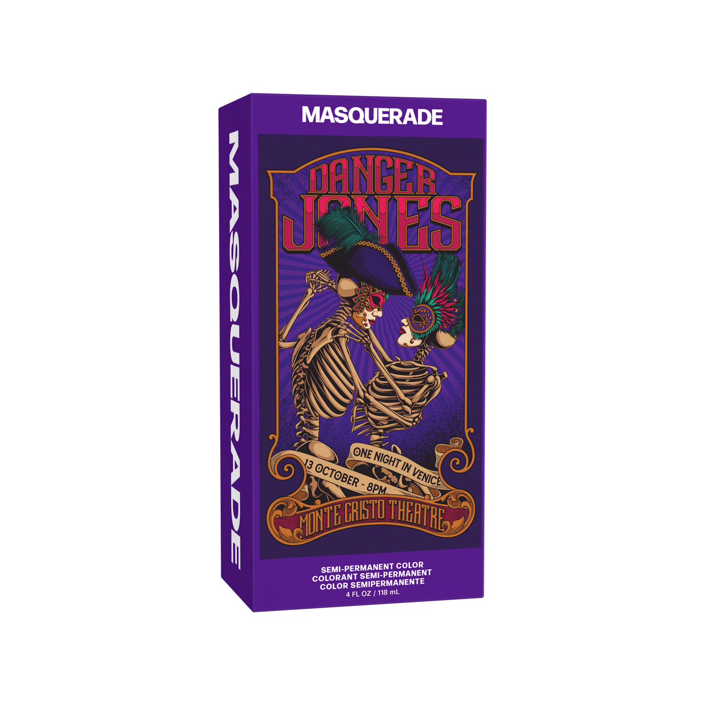 Danger Jones Semi-Permanent Colour 118ml Masquerade - Purple