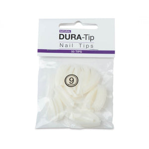 NSI Dura Tips Natural (50 Tips) - Size 9