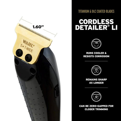 Wahl Black 5* Cordless Detailer Li