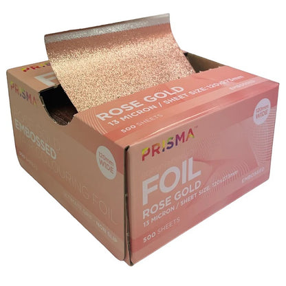 Prisma Pop Up Embossed Foil Rose Gold 120mm X 273mm