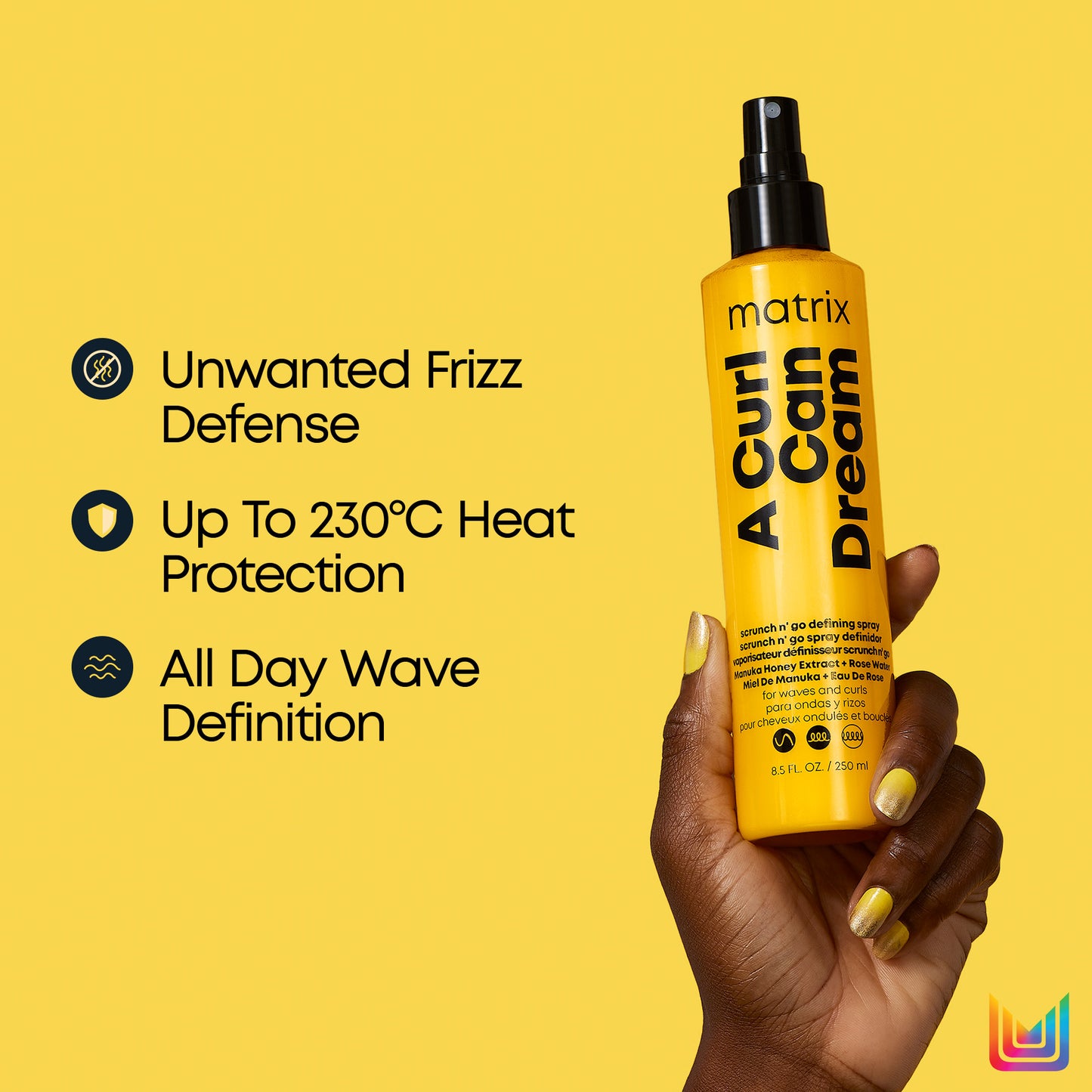 Matrix A Curl Can Dream Scrunch 'n' Go Defining Spray 250ml