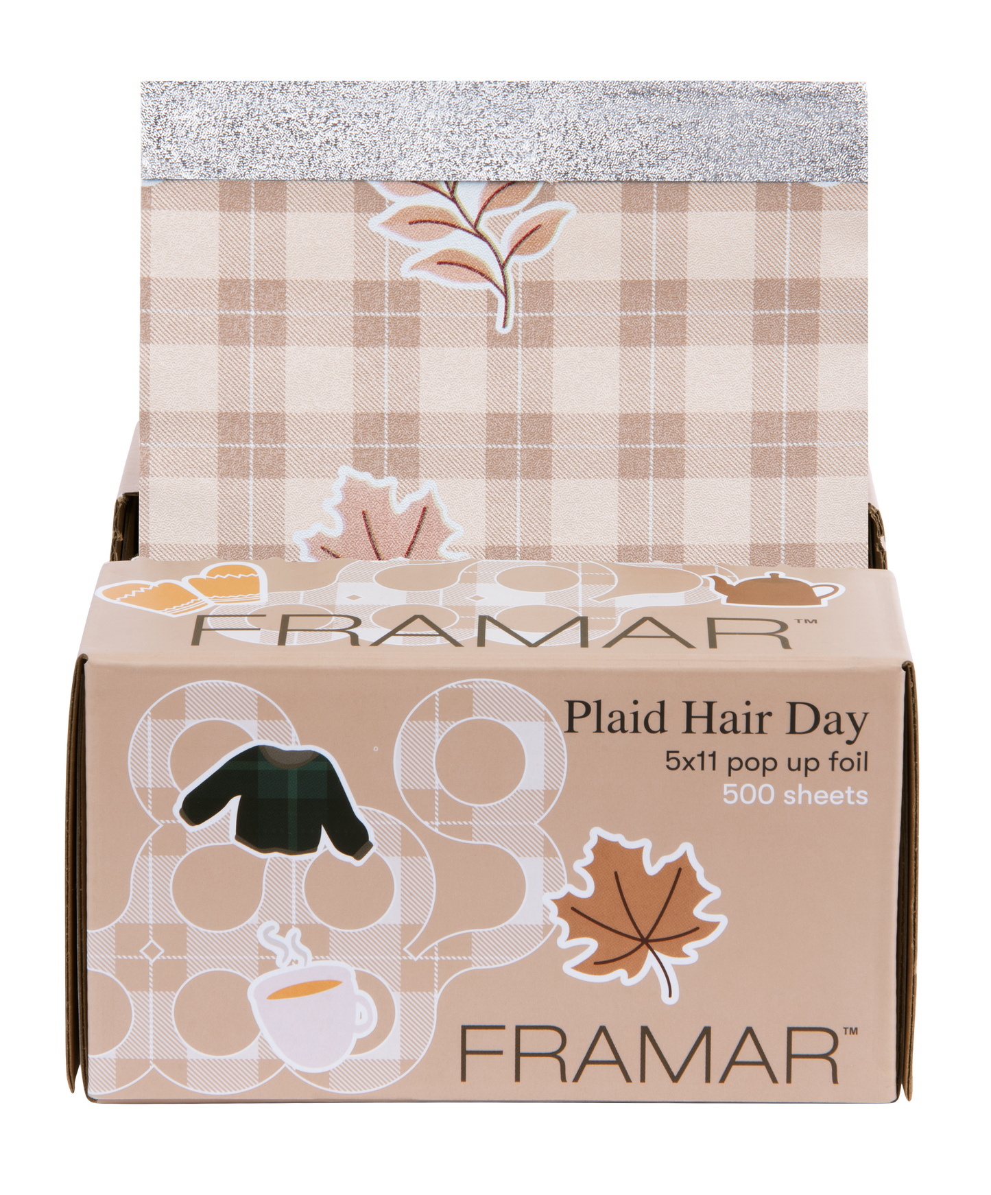 Plaid Hair Day Pop Up Foil