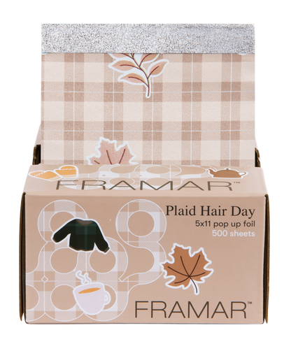 Plaid Hair Day Pop Up Foil