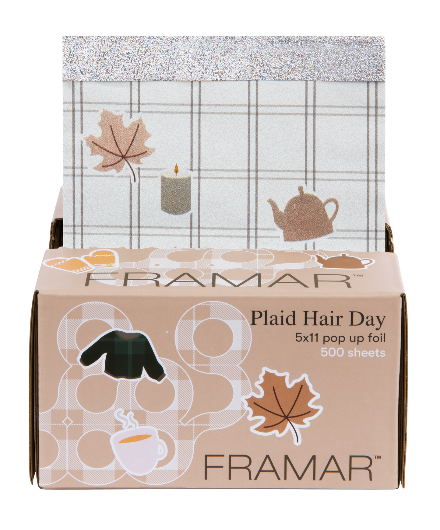 Plaid Hair Day Pop Up Foil