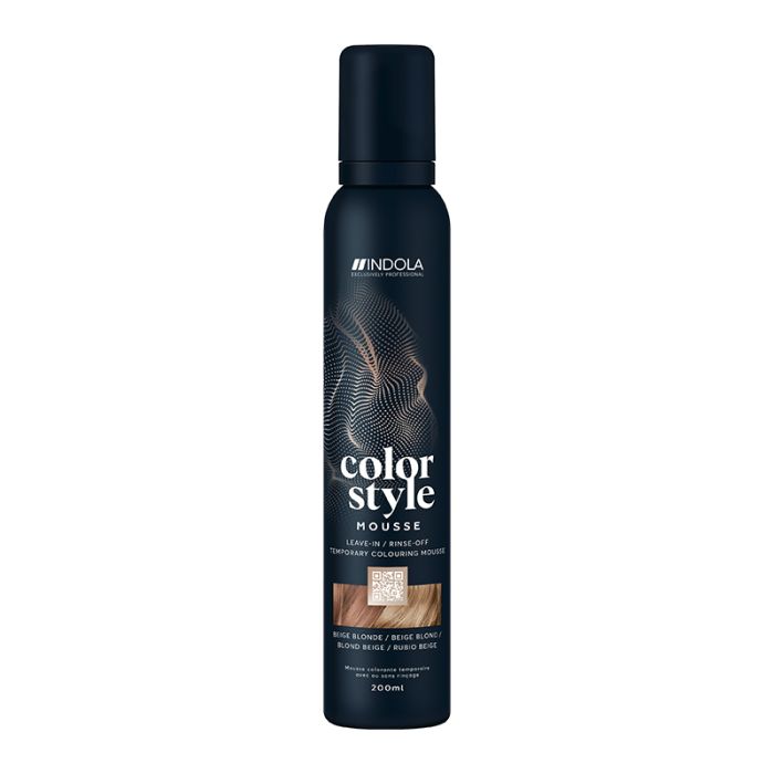 Indola Professional Color Style Mousse 200ml - Beige Blonde