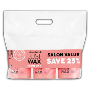 Salon System Just Wax Crème Wax Value 3pk 450g