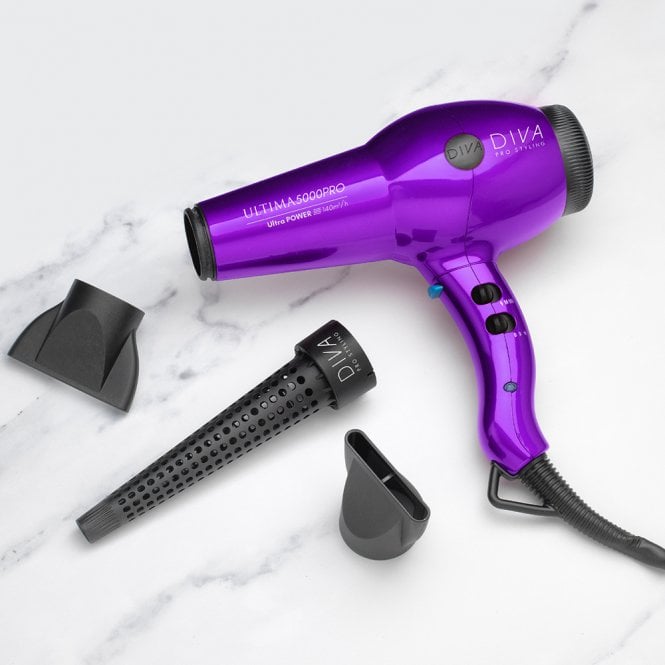 Diva Ultima 5000 Pro Dryer - Purple