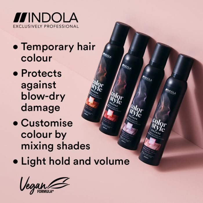 Indola Professional Color Style Mousse 200ml - Beige Blonde